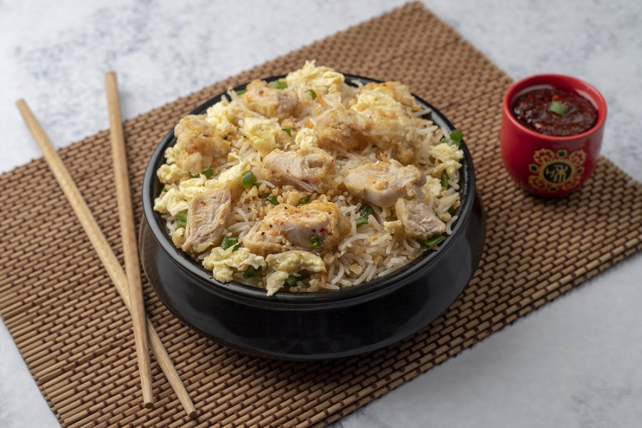Chicken Burnt Garlic Fried Rice