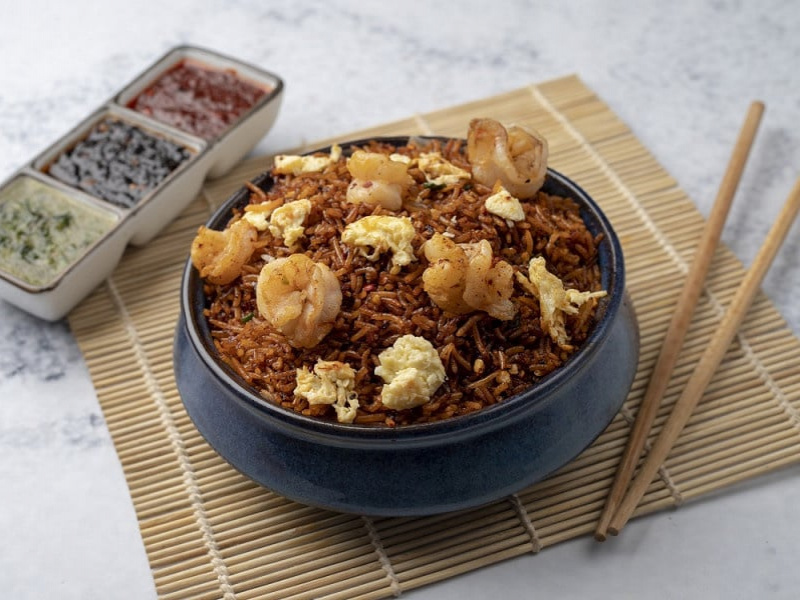 Prawn Nasi Goreng [Indonesian Fried Rice]