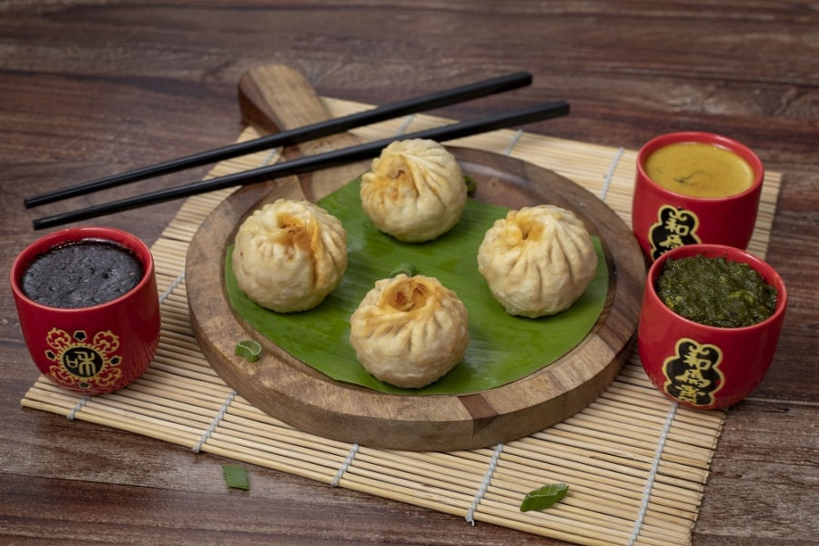 Simple Veg Fried Momo [6 Pieces]