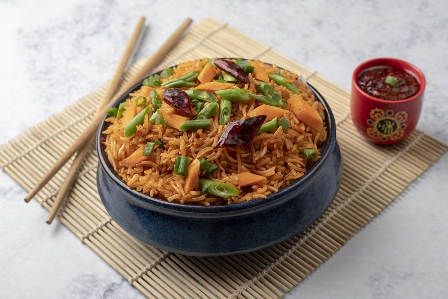 Veg Schezwan Fried Rice