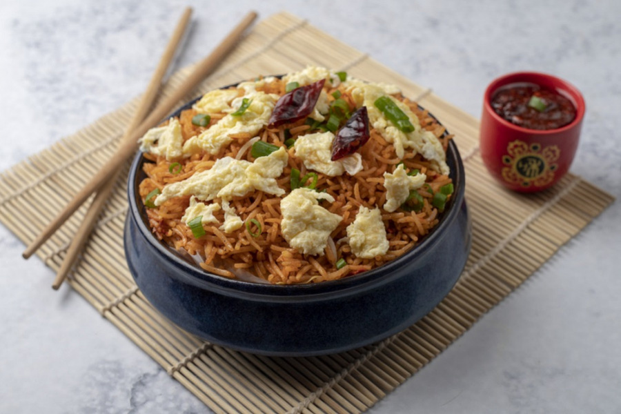 Egg Schezwan Fried Rice