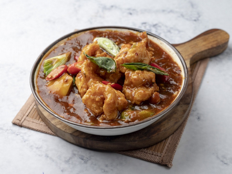 Chicken Hot Garlic Gravy