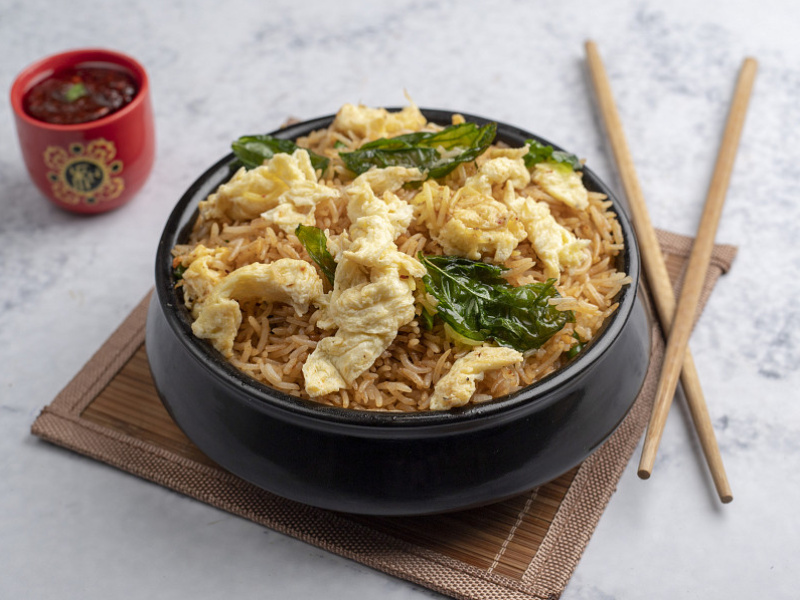 Egg Chilli Garlic Fried Rice
