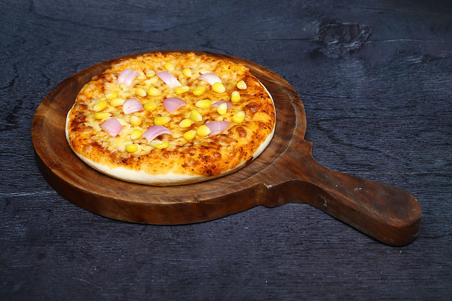 Onion Corn Cheese Pizza