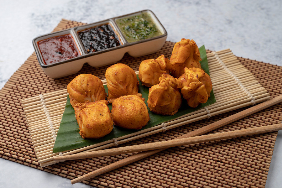 Seafood Platter Tandoori Momos [8 Pieces]